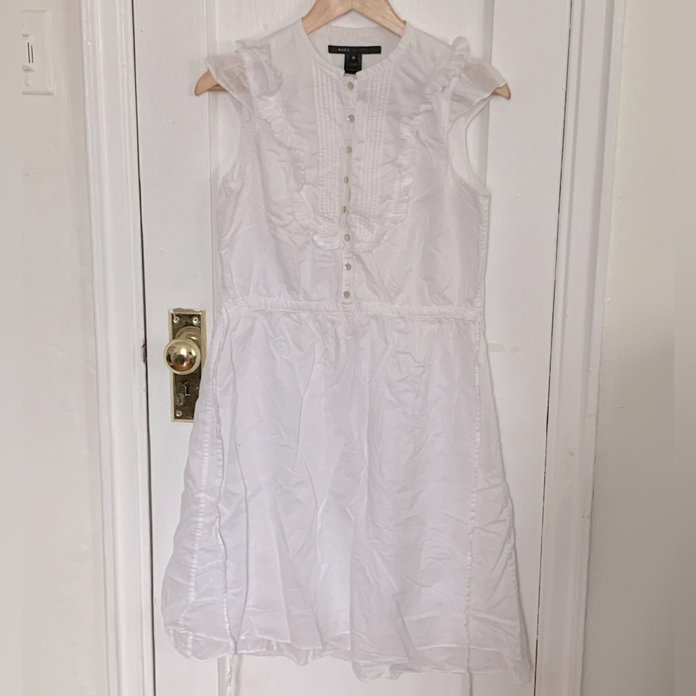 Marc Jacobs White Cotton Spring Dress